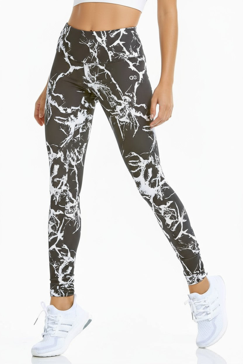 Alto Giro Black Marble Legging
