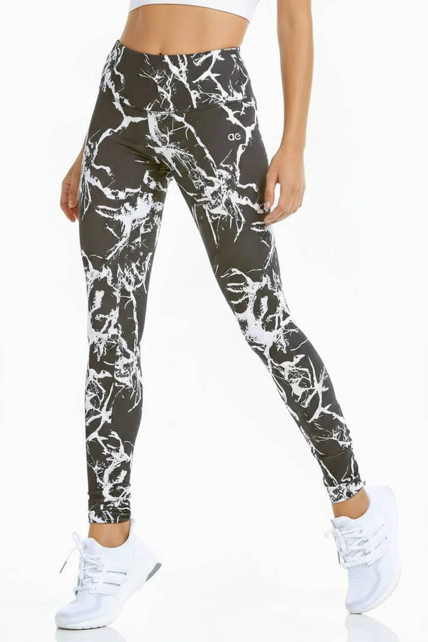 Alto Giro Black Marble Legging