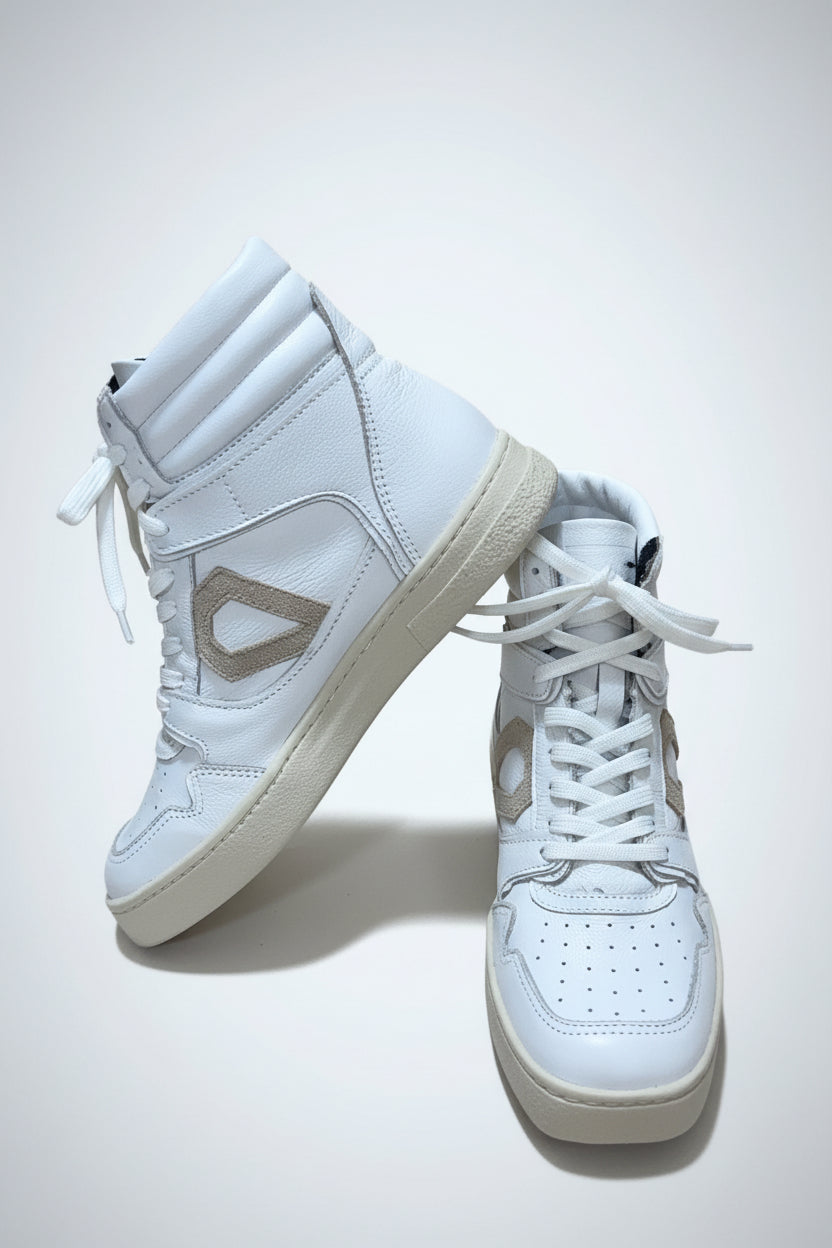 Smidt White High Top Shoe
