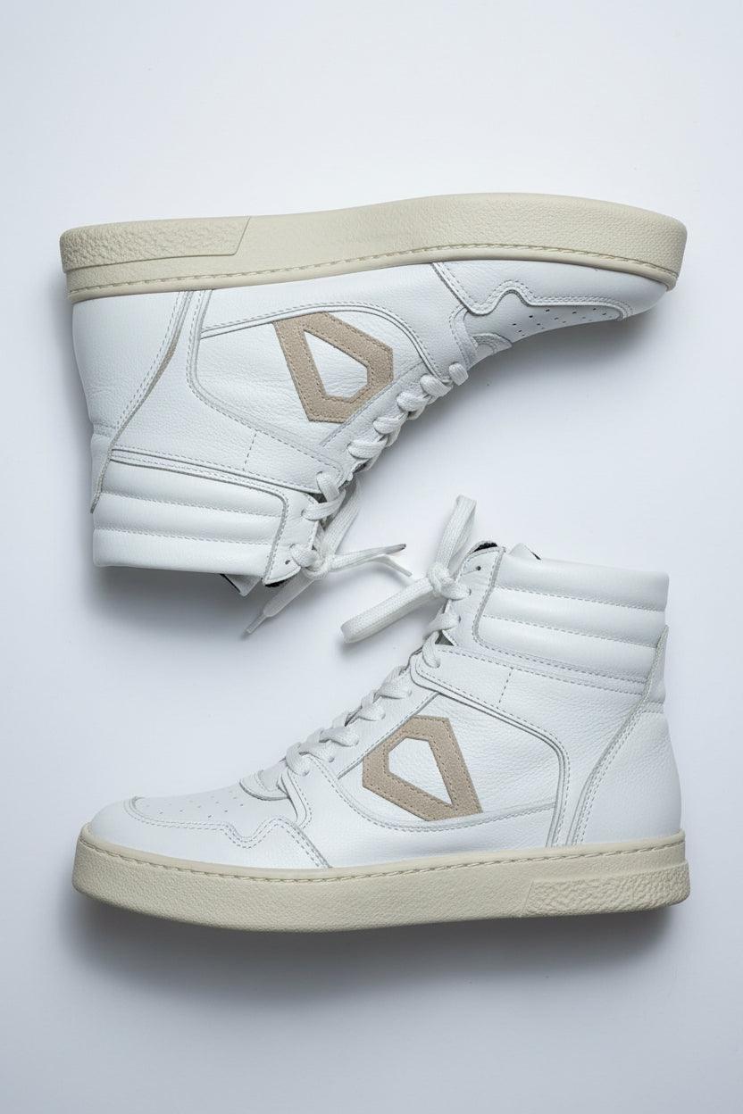 Smidt White High Top Shoe