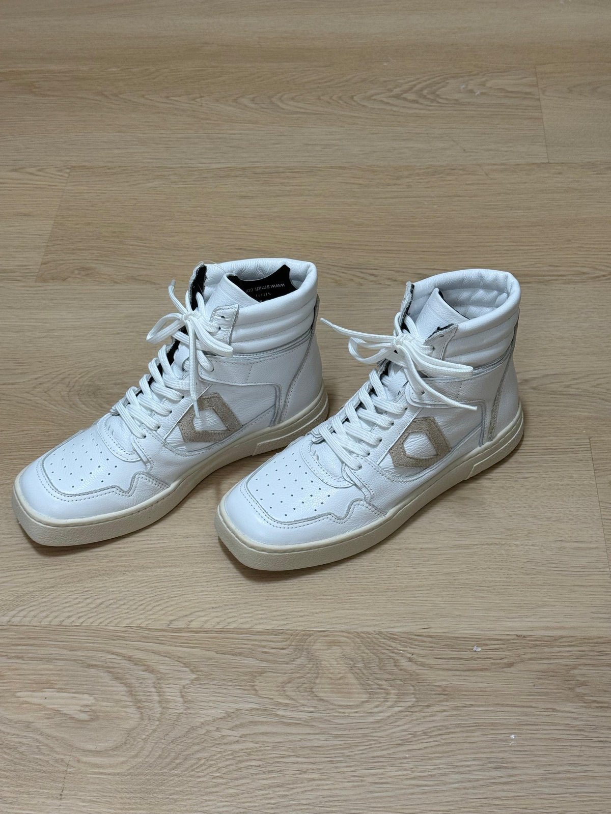 Smidt White High Top Shoe