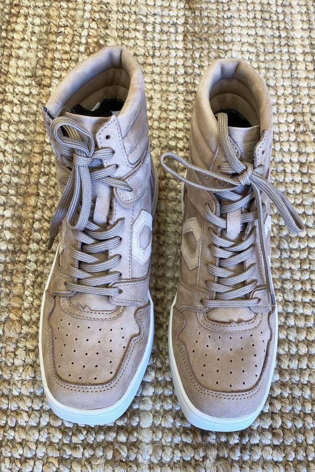 Smidt Nubuck Suede High Top Shoe (size 7)