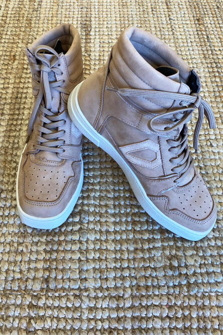 Smidt Nubuck Suede High Top Shoe (size 7)