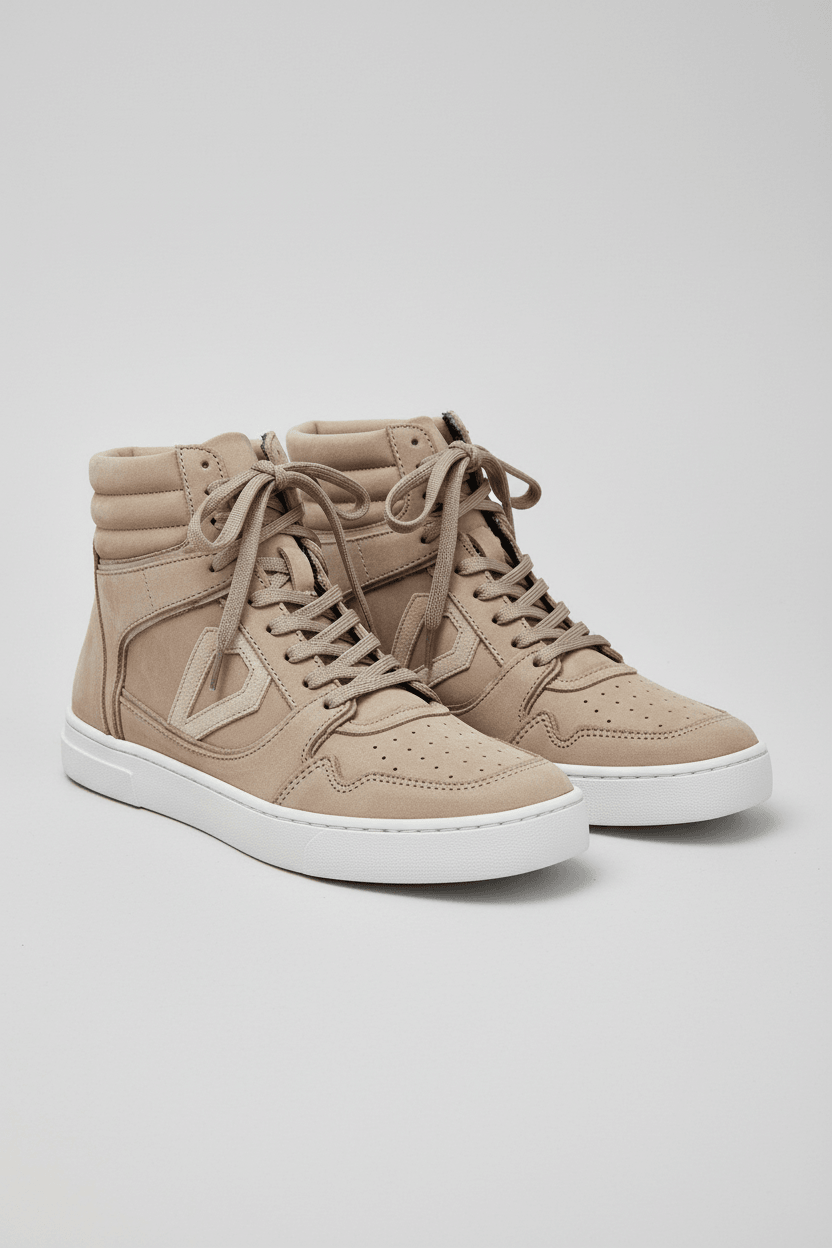 Smidt Nubuck Suede High Top Shoe (size 7)
