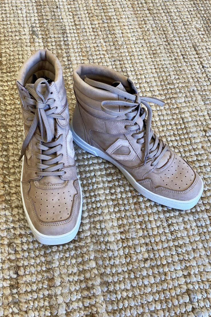 Smidt Nubuck Suede High Top Shoe (size 7)