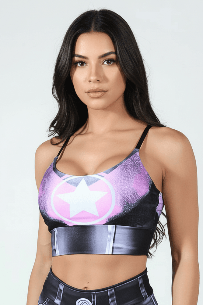 Dyna Brazil Pink Body Paint Bra