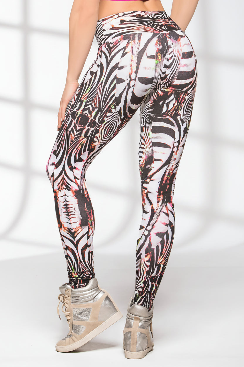 Alto Giro Abstract Zebra Legging