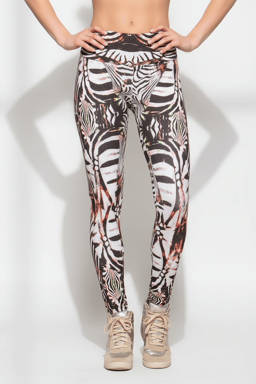 Alto Giro Abstract Zebra Legging