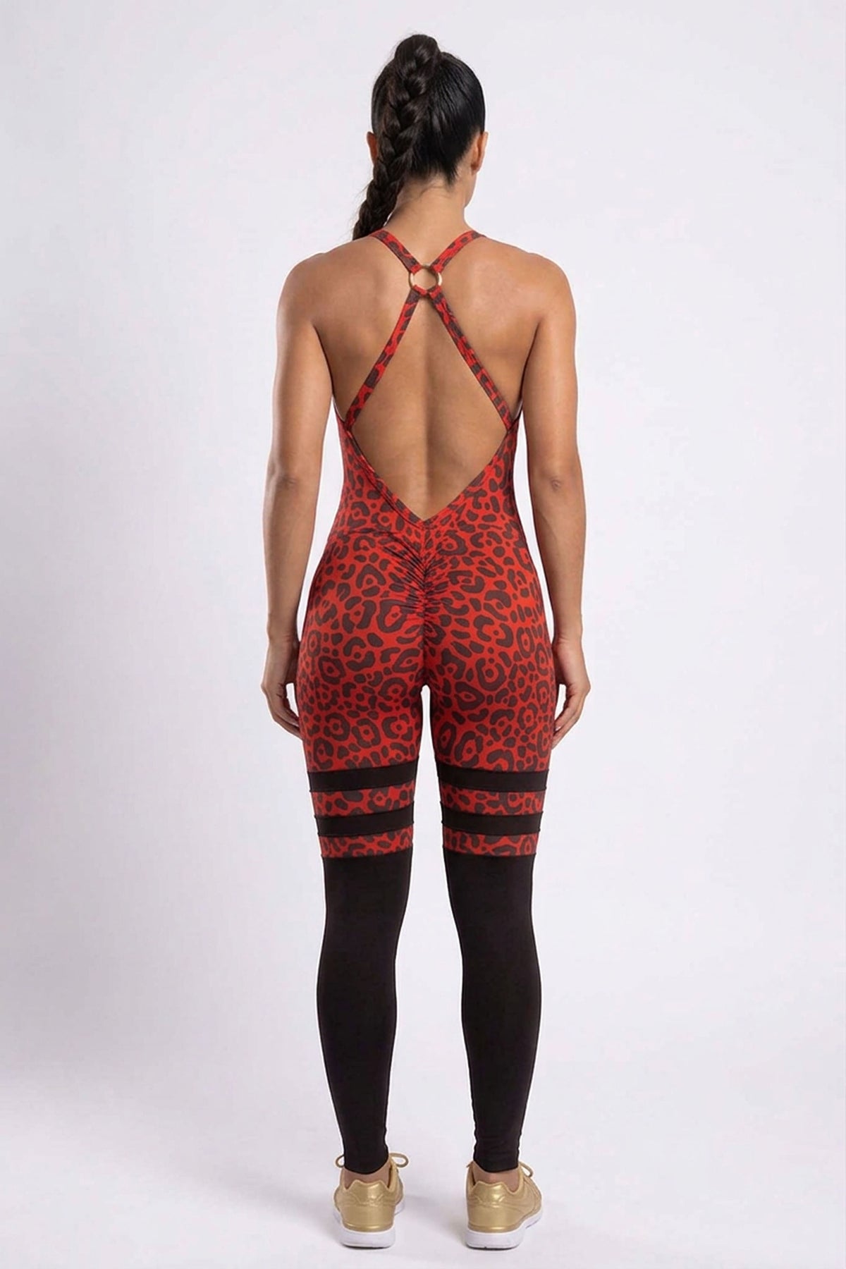 Body Brazil Fire Leopard Jumpsuit