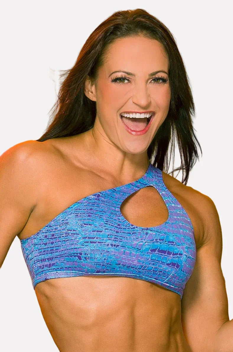 Body Brazil Azure Python Tear Drop Bra