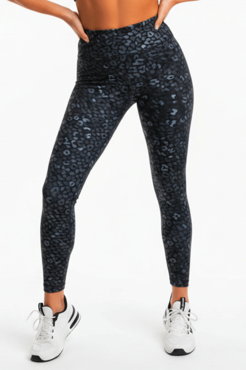 Body Brazil Glossy Leopard Pocket Legging