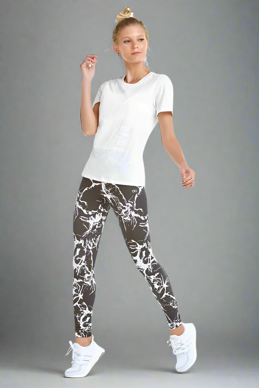 Alto Giro Black Marble Legging
