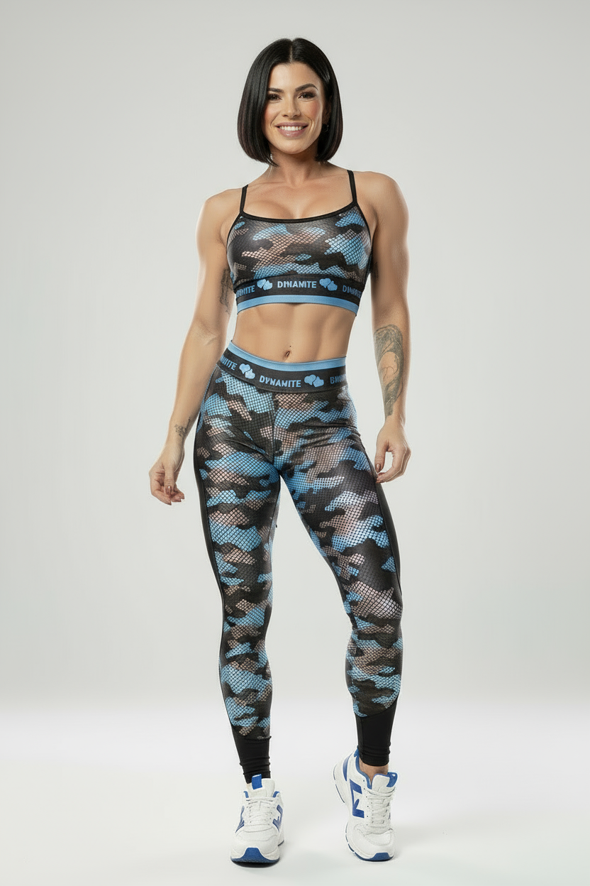 Dyna Brazil Blue Camo Legging
