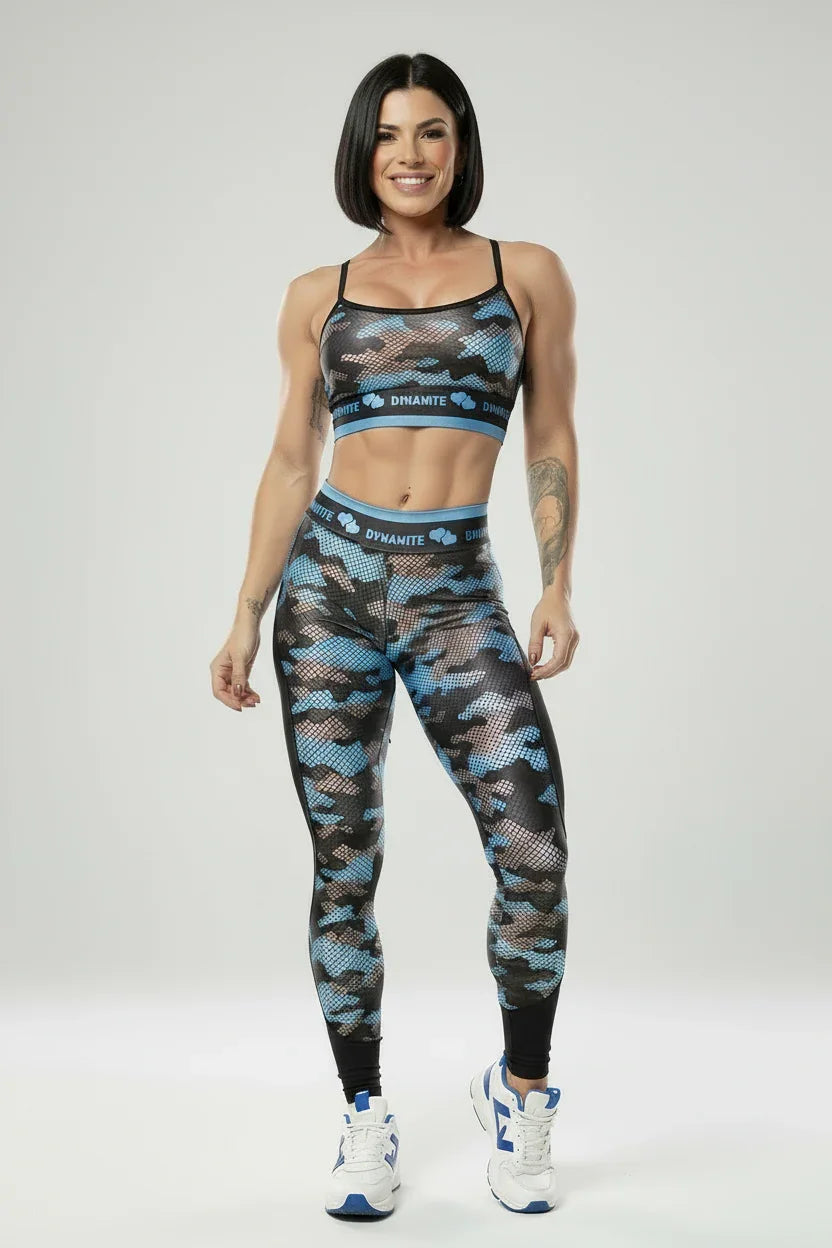 Dyna Brazil Blue Camo Legging