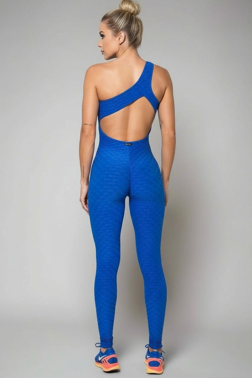 Canoan Scrunch Booty Textured Jumpsuit