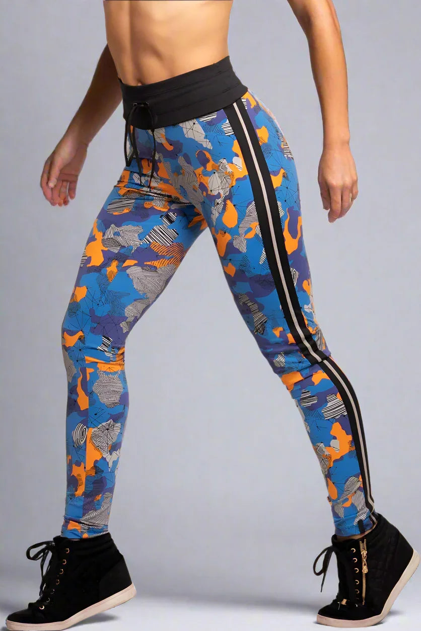 Alto Giro Camo Blues Legging