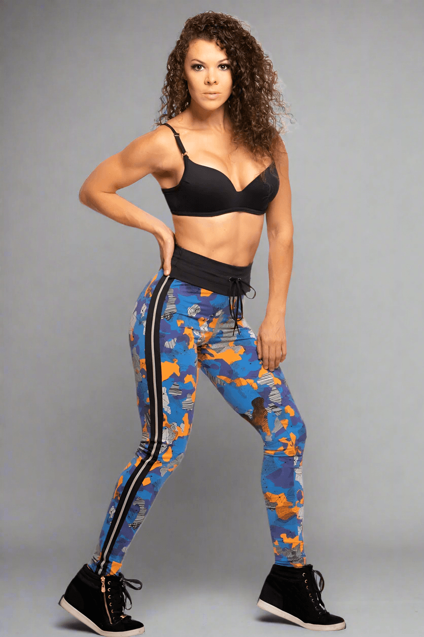 Alto Giro Camo Blues Legging