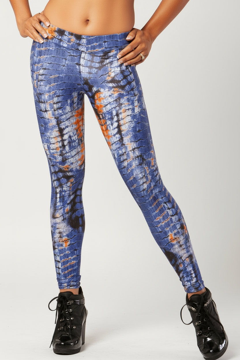 EQ Brazil Cobalt Croc Legging