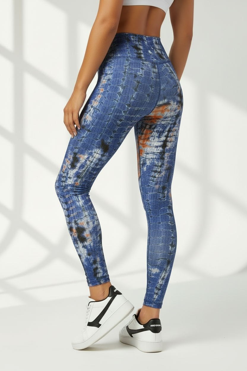 EQ Brazil Cobalt Croc Legging