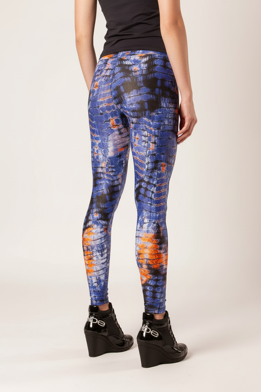 EQ Brazil Cobalt Croc Legging