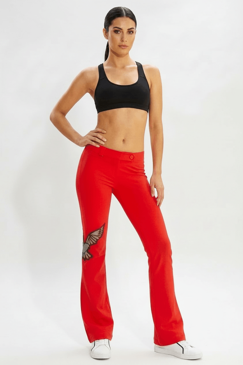 BlueFish Red Peace Pants