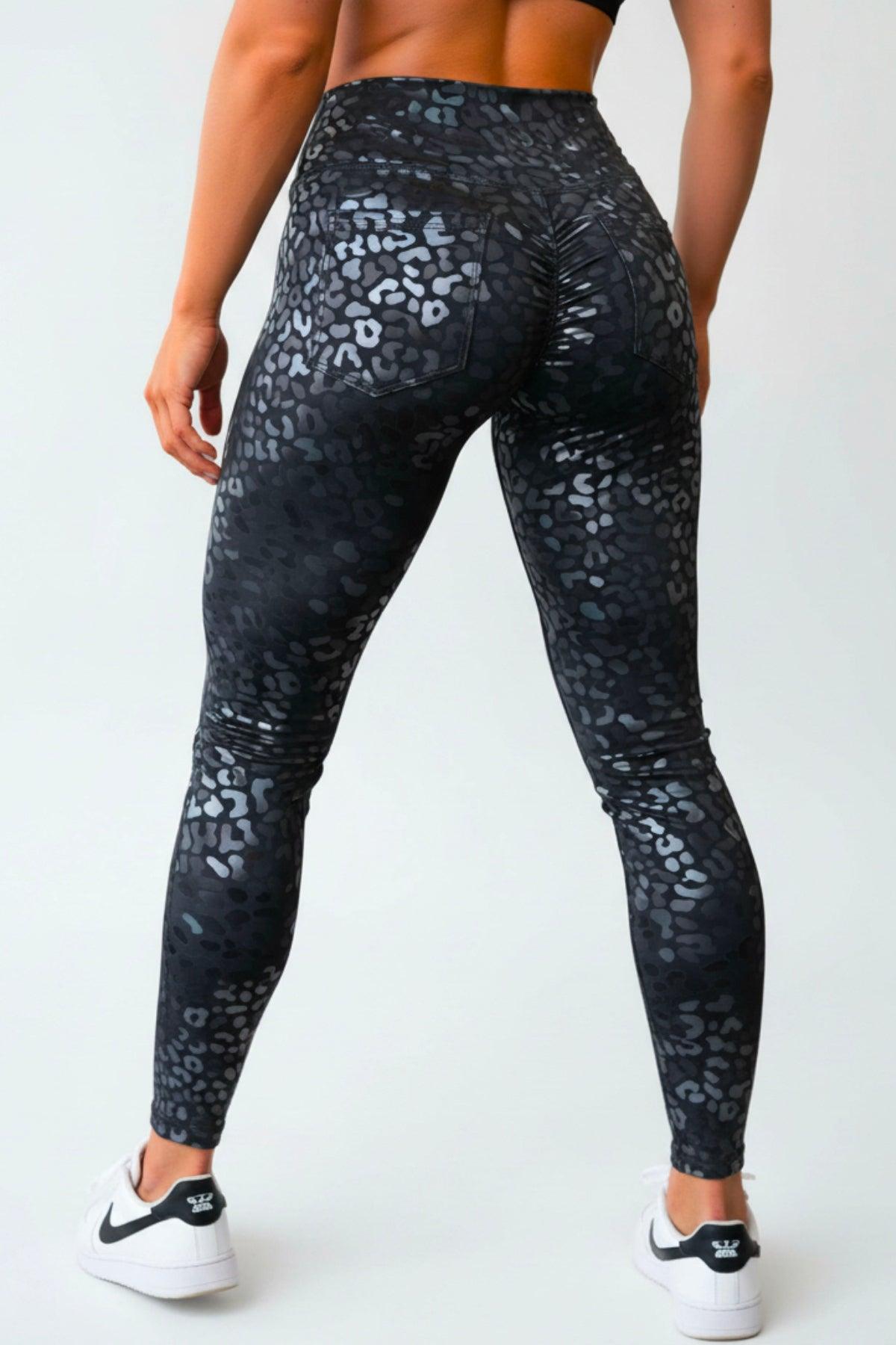 Body Brazil Glossy Leopard Pocket Legging