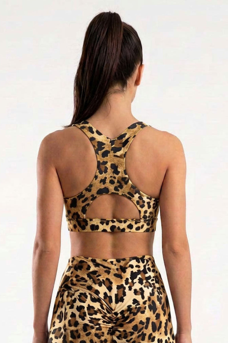Body Brazil Gold Leopard Bra