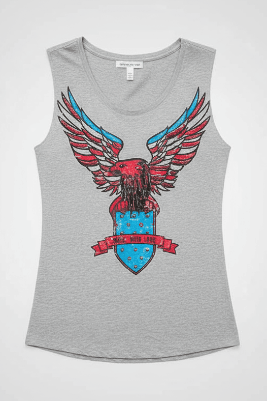 SAMPLE Alto Giro Made With LOVE Embellished Tank