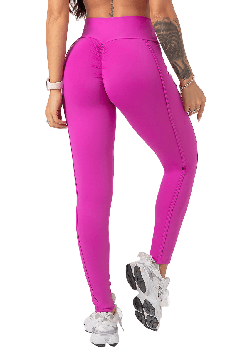 Hipkini Magenta Scrunch Booty Legging