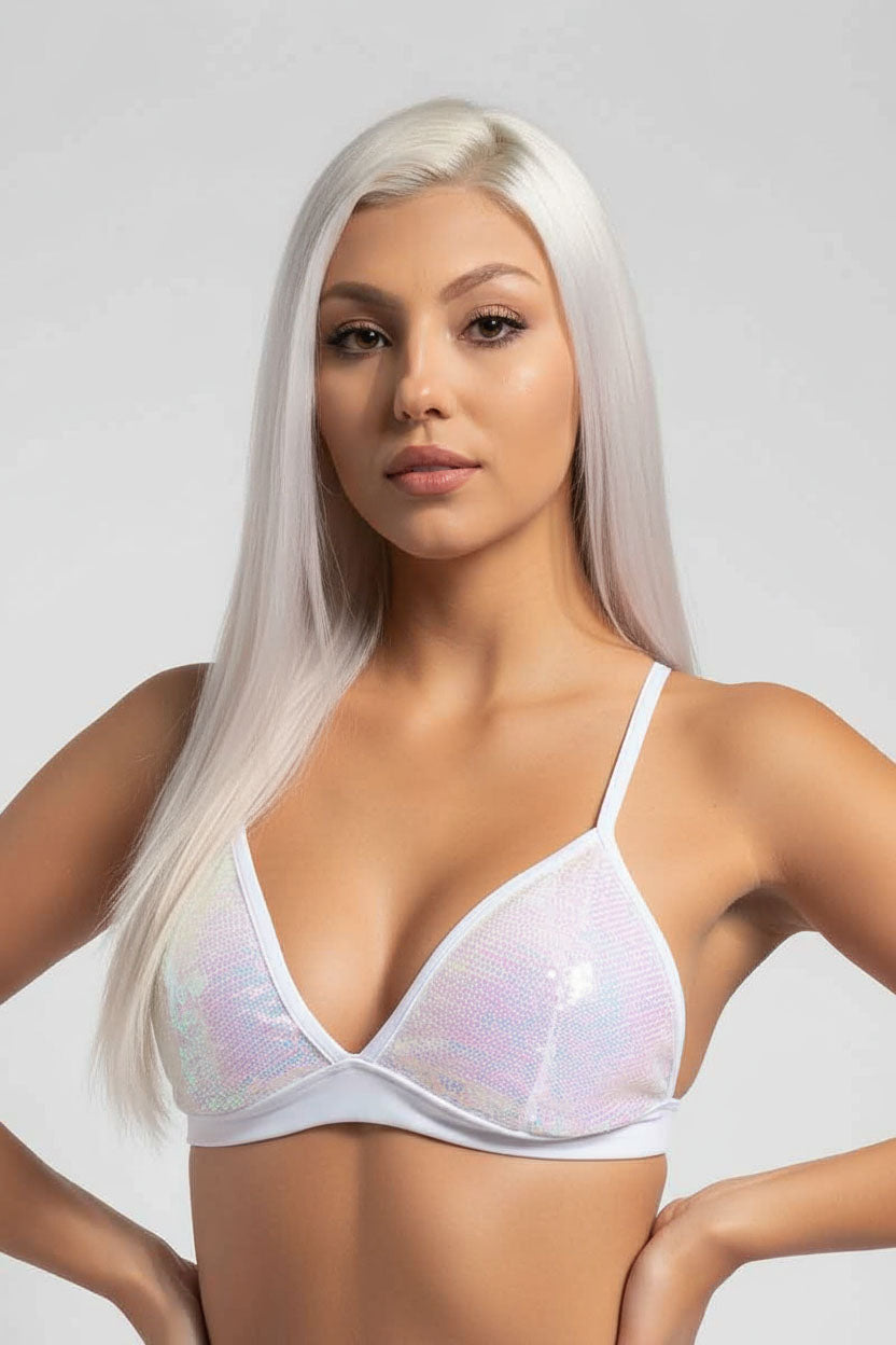 Alto Giro Enchanted Mermaid Sequin Bra