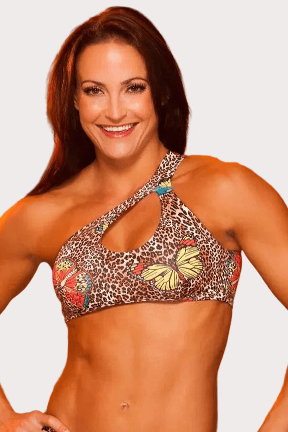 Body Brazil Leopard Butterfly Tear Drop Bra (2 colors)