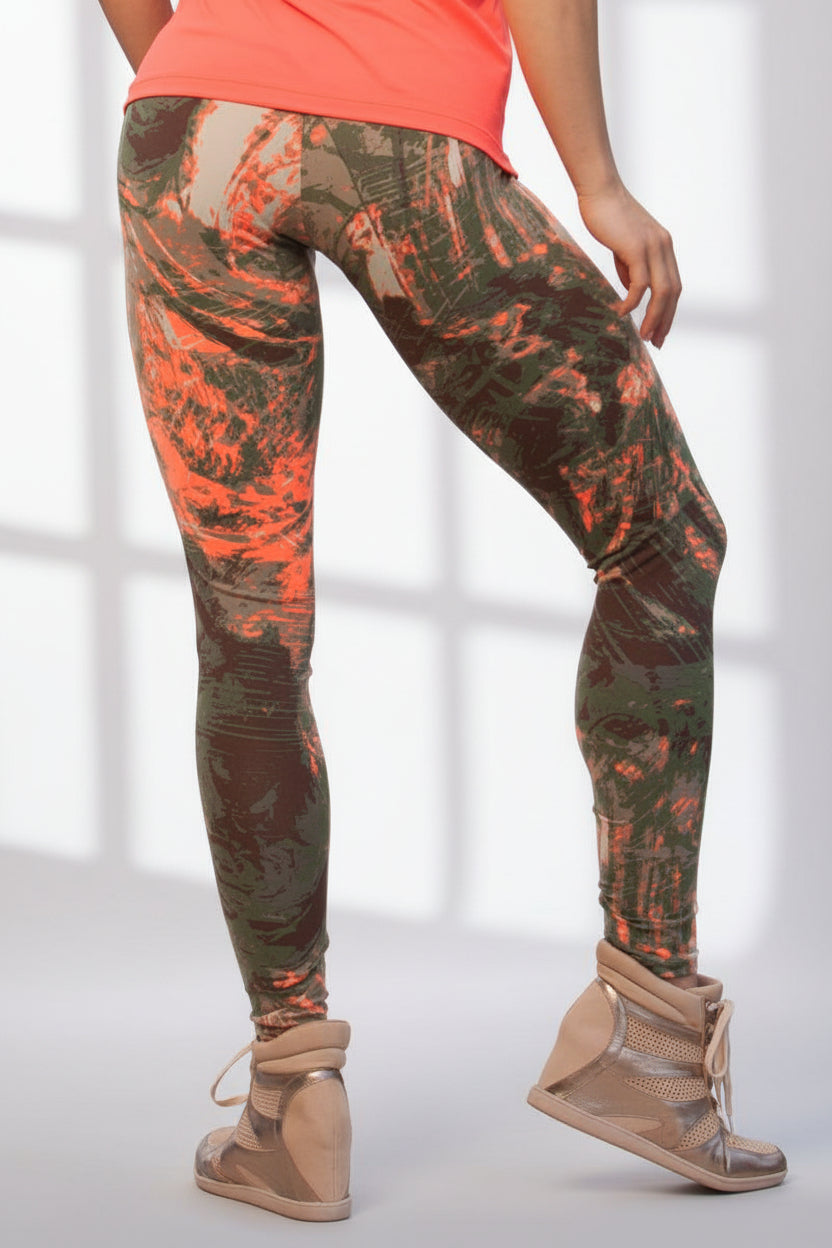 Alto Giro Army Graffiti Legging