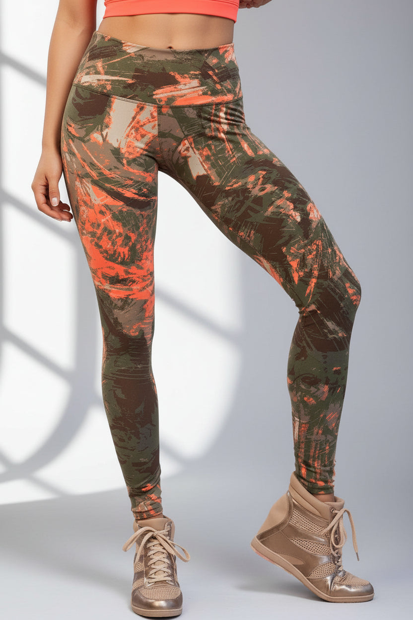 Alto Giro Army Graffiti Legging