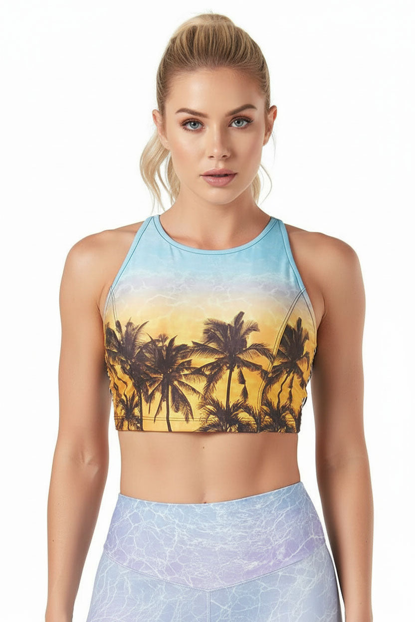 Alto Giro Palm Paradise Strappy Top