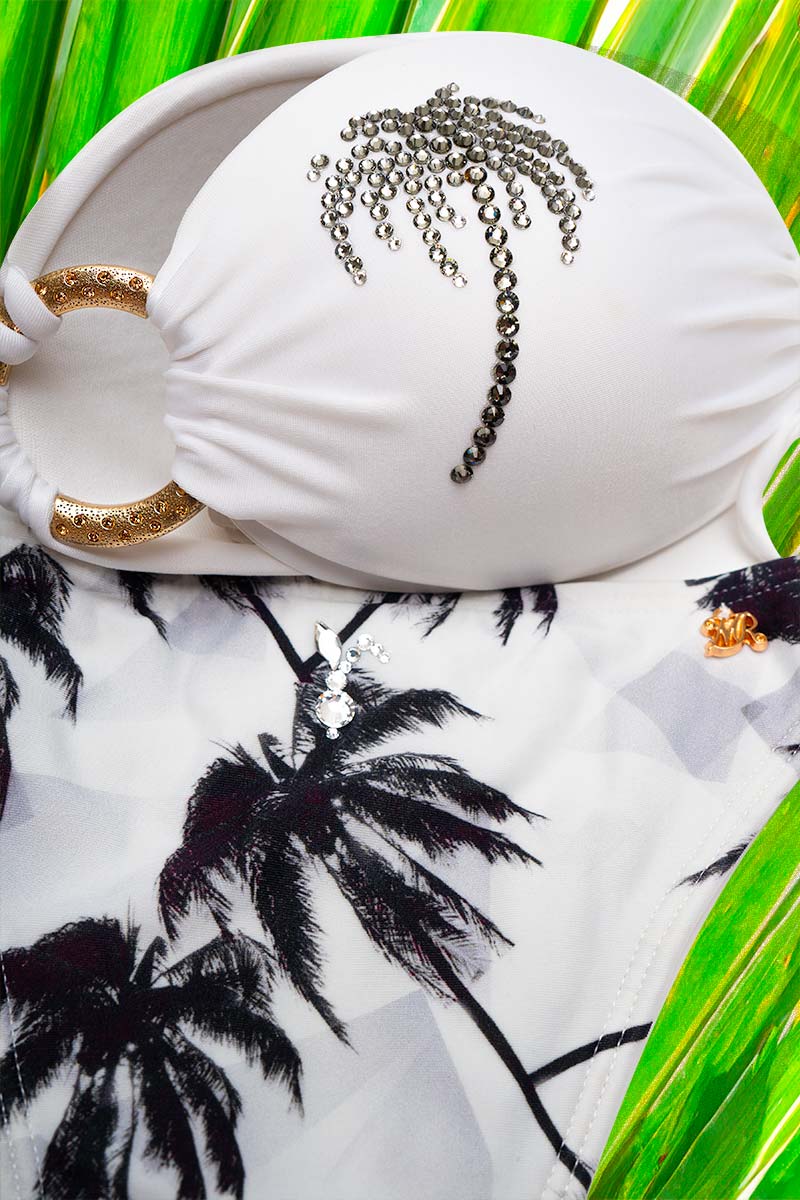 Morena Rosa Palm Paradise Swarovski Crystal Bikini