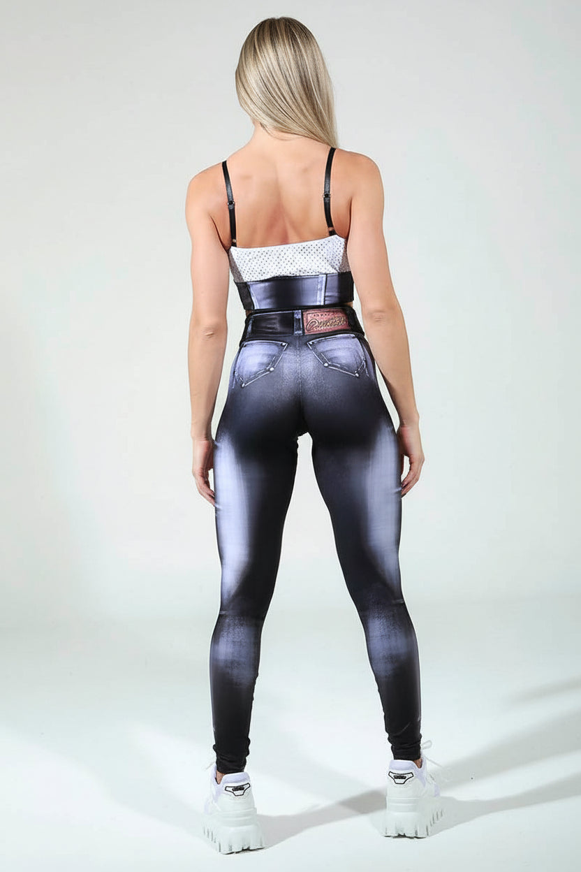 Dynamite Pink Body Paint Bra