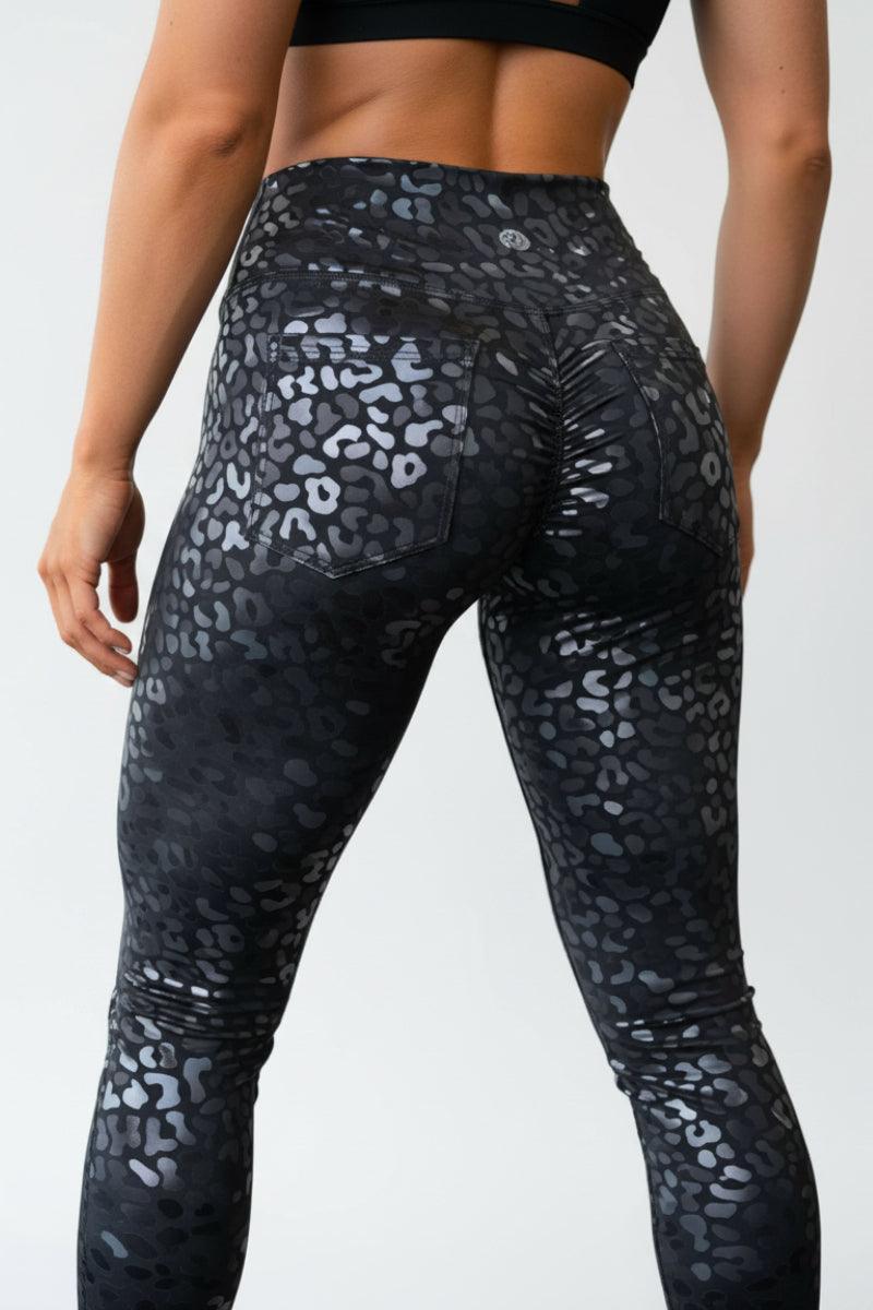 Body Brazil Glossy Leopard Pocket Legging