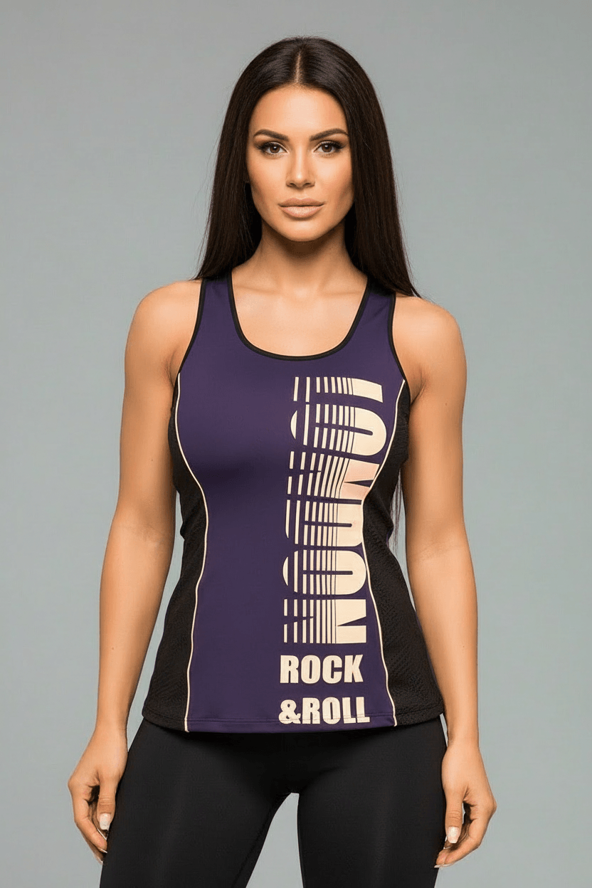 Alto Giro Purple Rock & Roll Tank