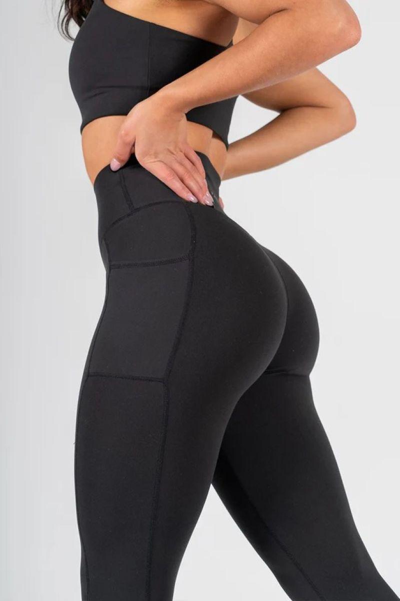 Bia Brazil Scrunch Butt Black Pant Tall