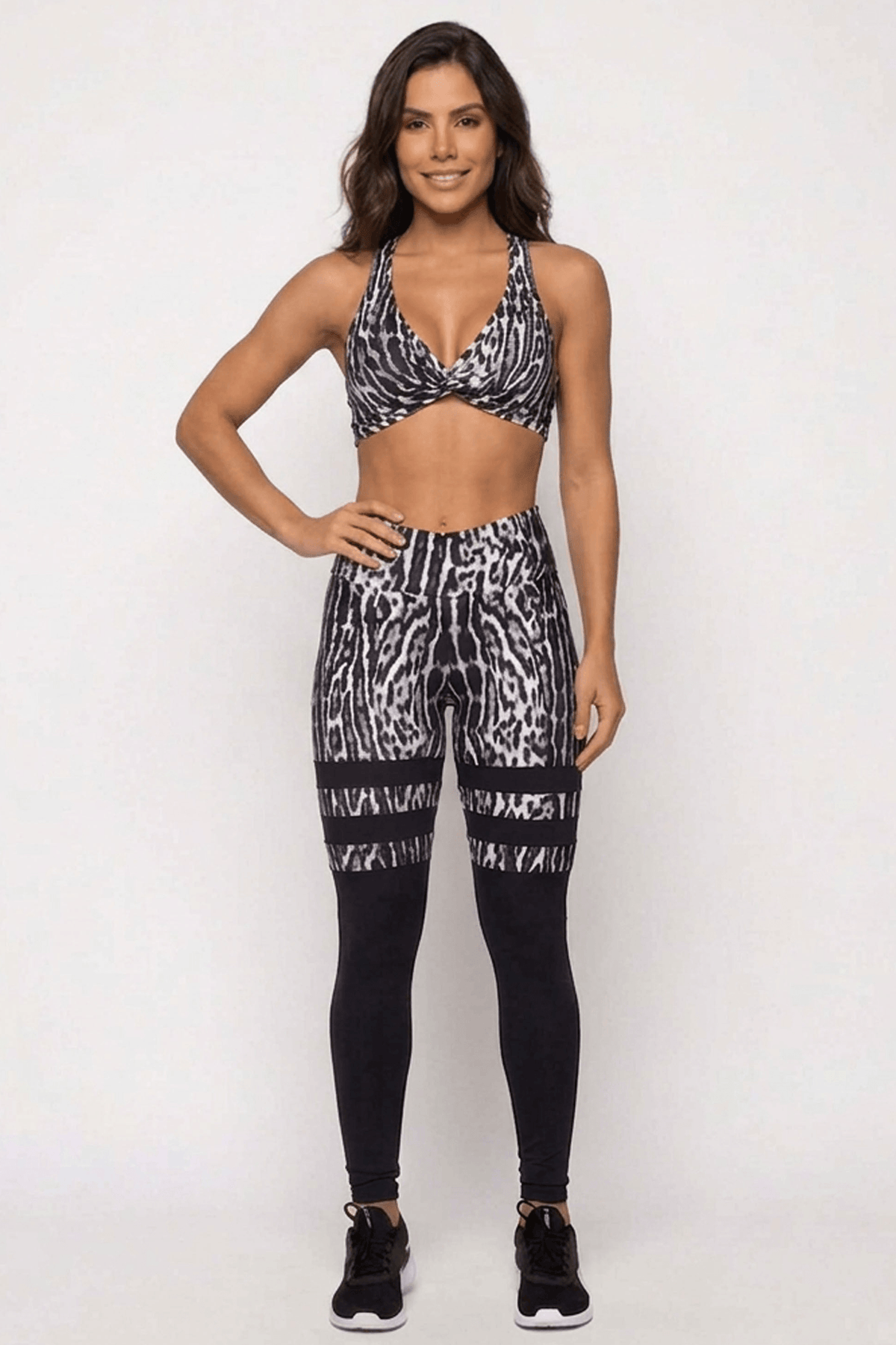 Body Brazil Silver Leopard Legging