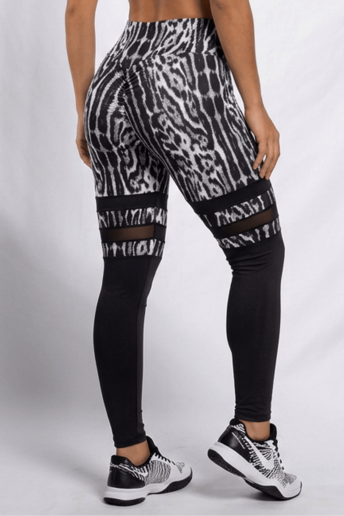 Body Brazil Silver Leopard Legging