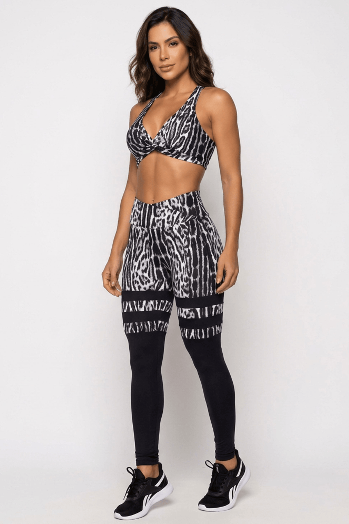 Body Brazil Silver Leopard Legging