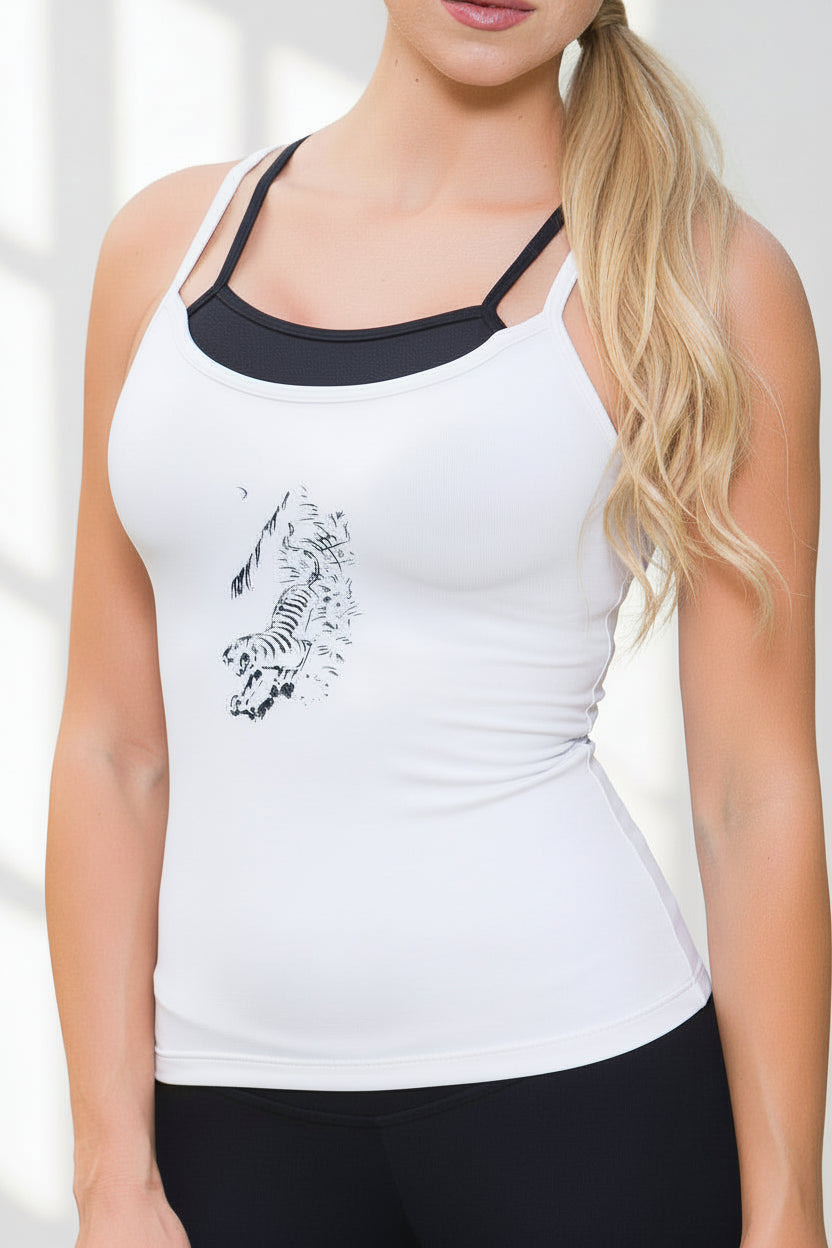 Body Brazil White Tiger Tank