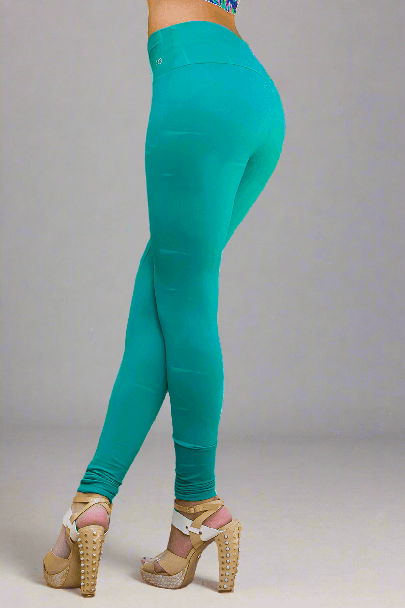 Alto Giro Verde Distressed Legging
