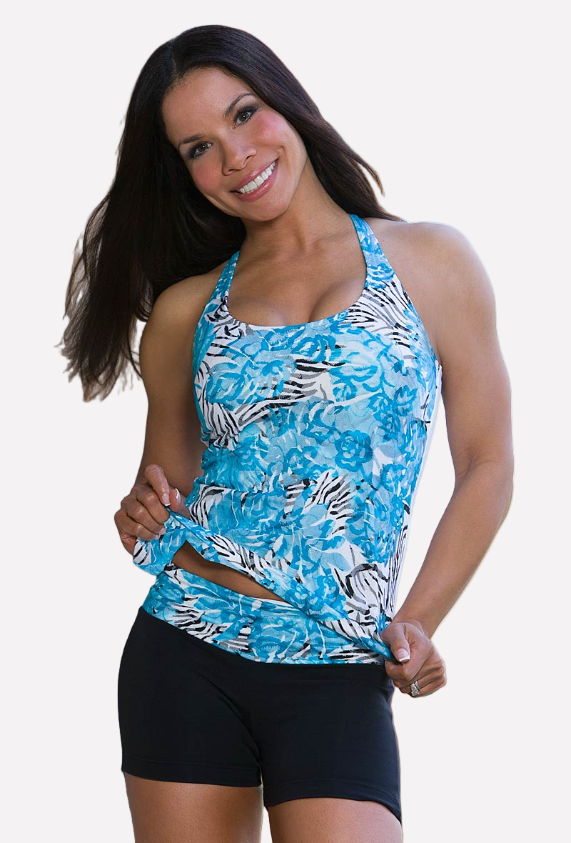 Body Brazil Water Peek A Boo Lacey Tank