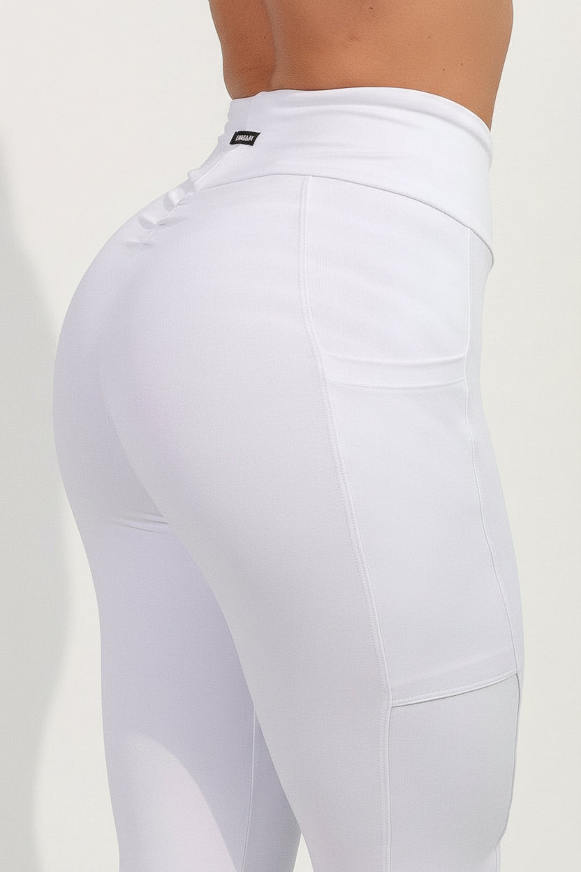 Canoan White Pocket Legging