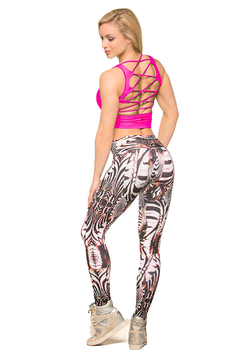Alto Giro Abstract Zebra Capri & Legging