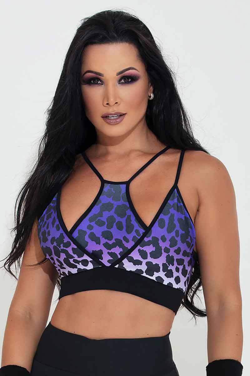 Hipkini Amethyst Leopard Radiance Bra