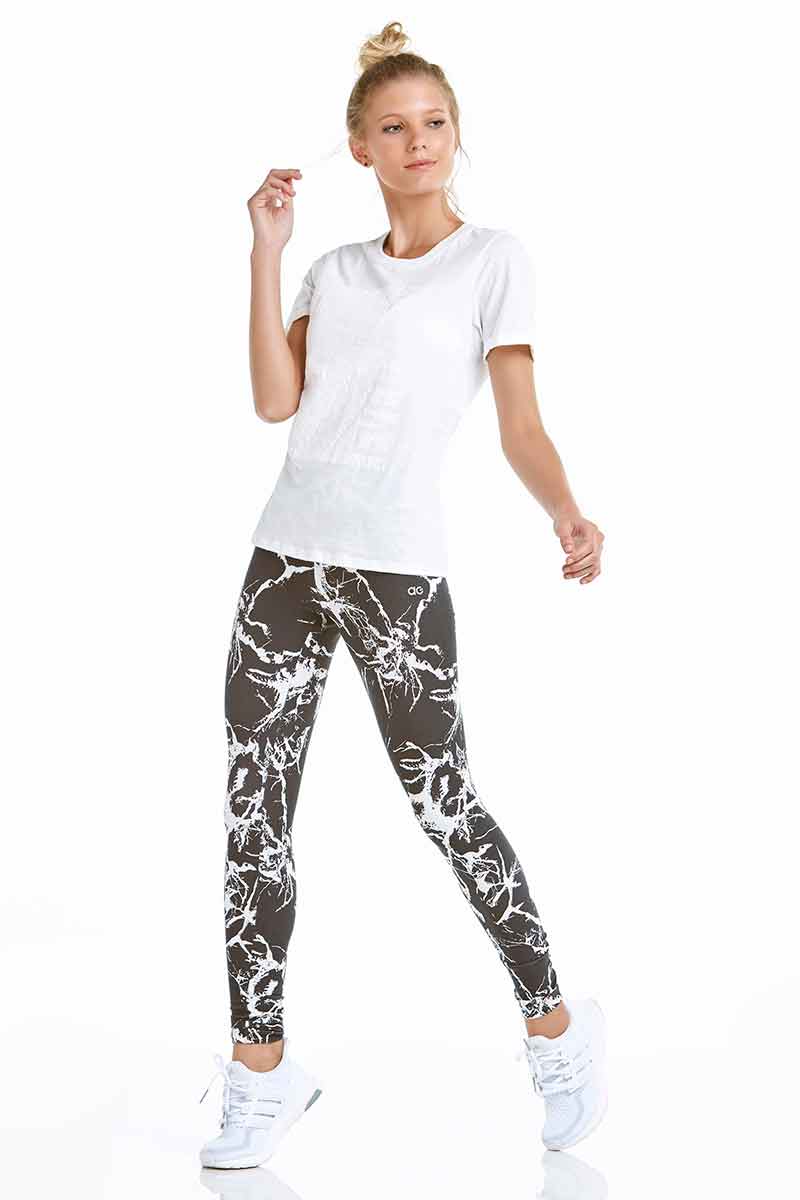 Alto Giro Black Marble Legging