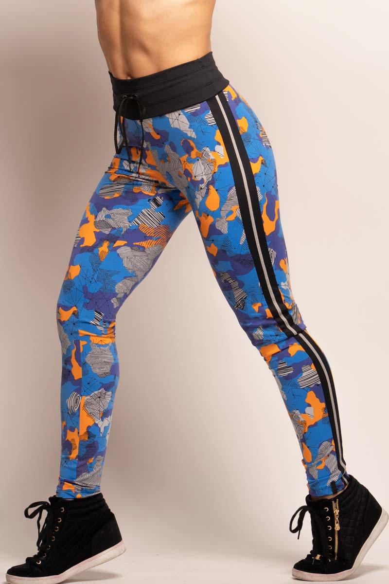 Alto Giro Camo Blues Legging